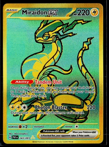 SV: Paldean Fates #243/091 Miraidon ex