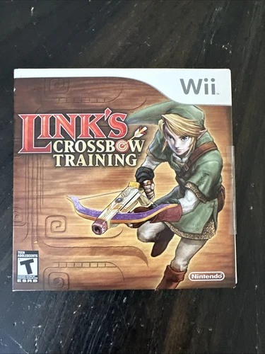 Brand New Sealed Nintendo Wii Links Crossbow Training Game Demo A