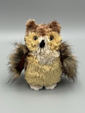 Douglas Horned Owl Plush 7 Inch Stuffed Animal Brown Night Bird