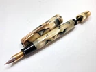 Vintage  eye dropper fountain pen celluloid axis no leaks from Japan