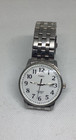 Timex Indiglo Quartz 38mm White Dial Date SS Silver Bracelet WR 30M  Watch — photo 1