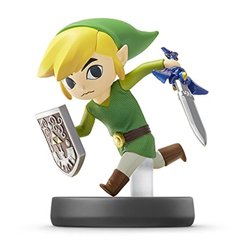 Toon Link Amiibo Super Smash Bros Legend Of Zelda Wii U Nintendo Switch F/S NEW - Image 4 of 4