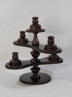 Vintage Wooden Candelabra Made By Giftwood Inc. Made In The USA!! 16×15