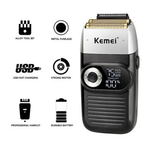 Men's USB Electric Shaver Trimmer Wet & Dry Razor Rechargeable Shaving Machine
