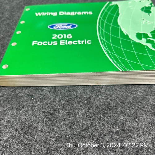 2016 FORD FOCUS ELECTRIC WIRING DIAGRAMS SERVICE MANUAL SHOP REPAIR BOOK - Foto 2 di 4