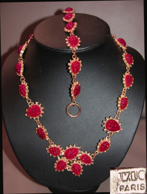 Collier Vintage Signé En Métal - Pièce Unique Pour Collectionneurs