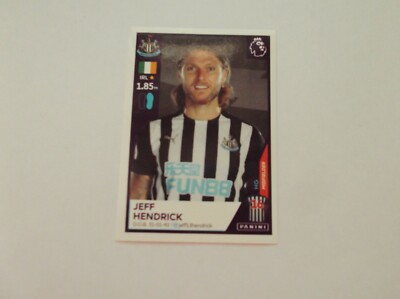 Panini Premier League 2021 ''JEFF HENDRICK'' #454 Newcastle Utd Sticker - Neu