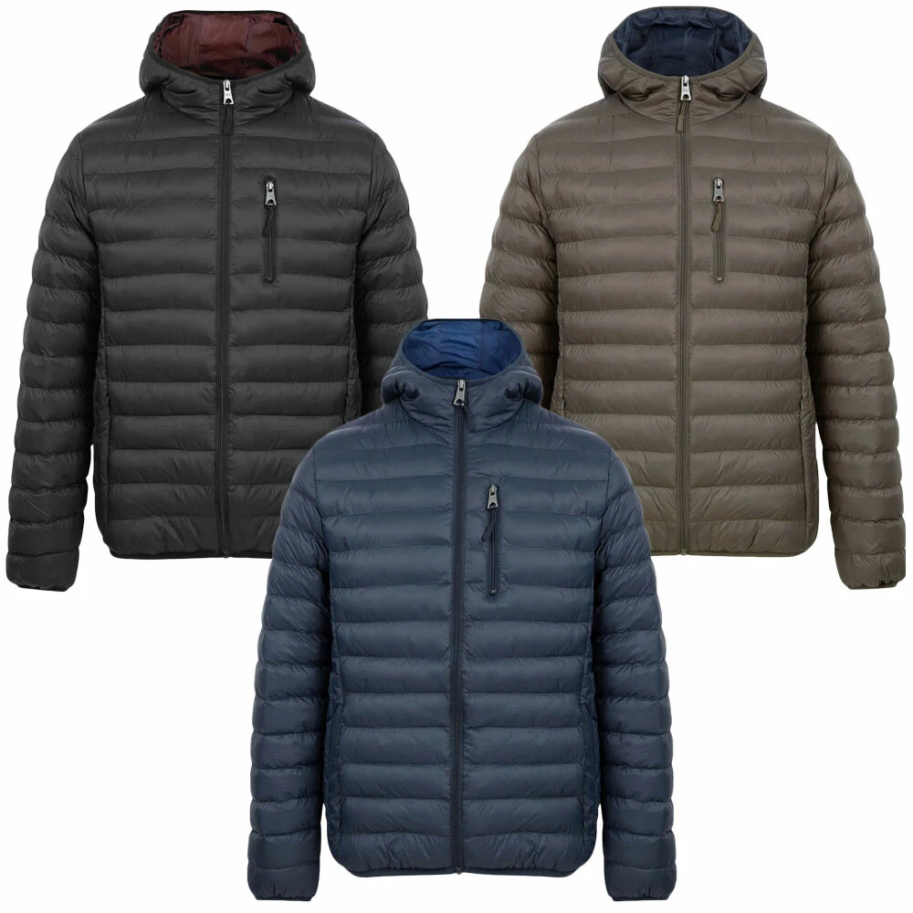Tokyo Laundry Puffer Jacket Mens Hooded Quilted Coat Warm Winter Zip Pockets
Opens in a new window o