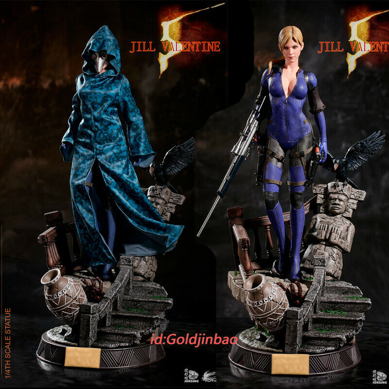 Resident Evil 5 Jill Valentine Resin Model Painted Statue 1/4 Hot Heart In  Stock