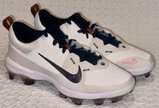 NIKE Force Trout 9 Pro Summit White Black MCS Baseball Cleats Mens Sz 9.5 11 15