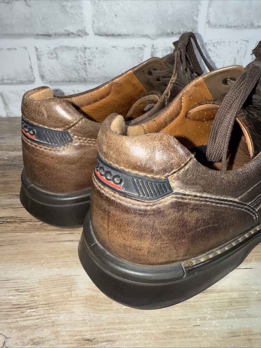 Ecco Seawalker Comfort Shoes Mens EU 47 US 13/13.5 Brown Leather Lace Up Office Ecco Seawalker Comfort Casual Oxford Brown Leather Men main image 4