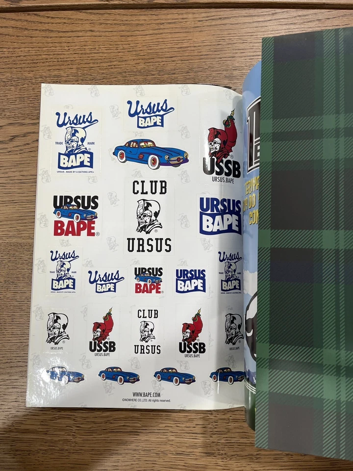 *A BATHING APE 2009 WINTER COLLECTION e-MOOK MAGAZINE WITH WATCH AND STICKER CIB - Image 3 of 4