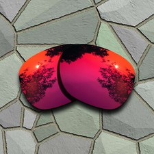 Violet Red Polarized Lenses Replacement for-Oakley Latch OO9265