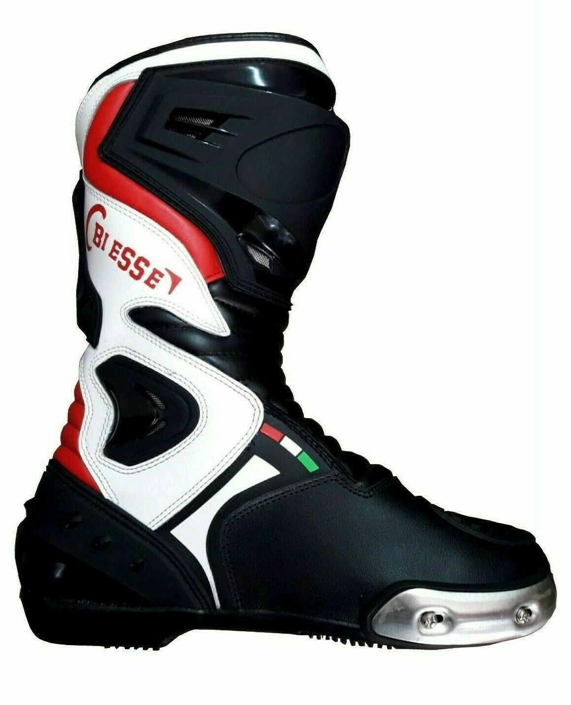 Stivali Per Moto Racing in Pelle 39 40 41 42 43 44 45 46 BIESSE