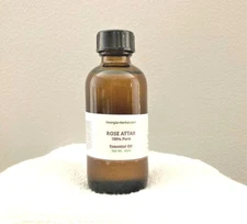 Rose Attar Essential Oil 100% Pure & Natural  Essential Oil Uncut for Perfume