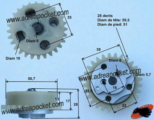Bombas de aceite sin marca para motos