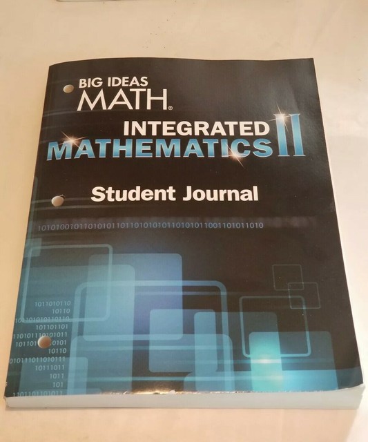 Big ideas math integrated math 2 student journal houghton mifflin harcourt for sale online ebay