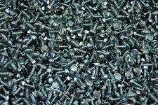 (2000) Slotted Hex Washer 8 x 3/8 Sheet Metal Screw Type A Zinc SMS