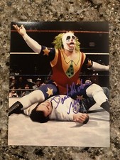 Wrestling WWE Doink the Clown autographed 8x10 photo from signing