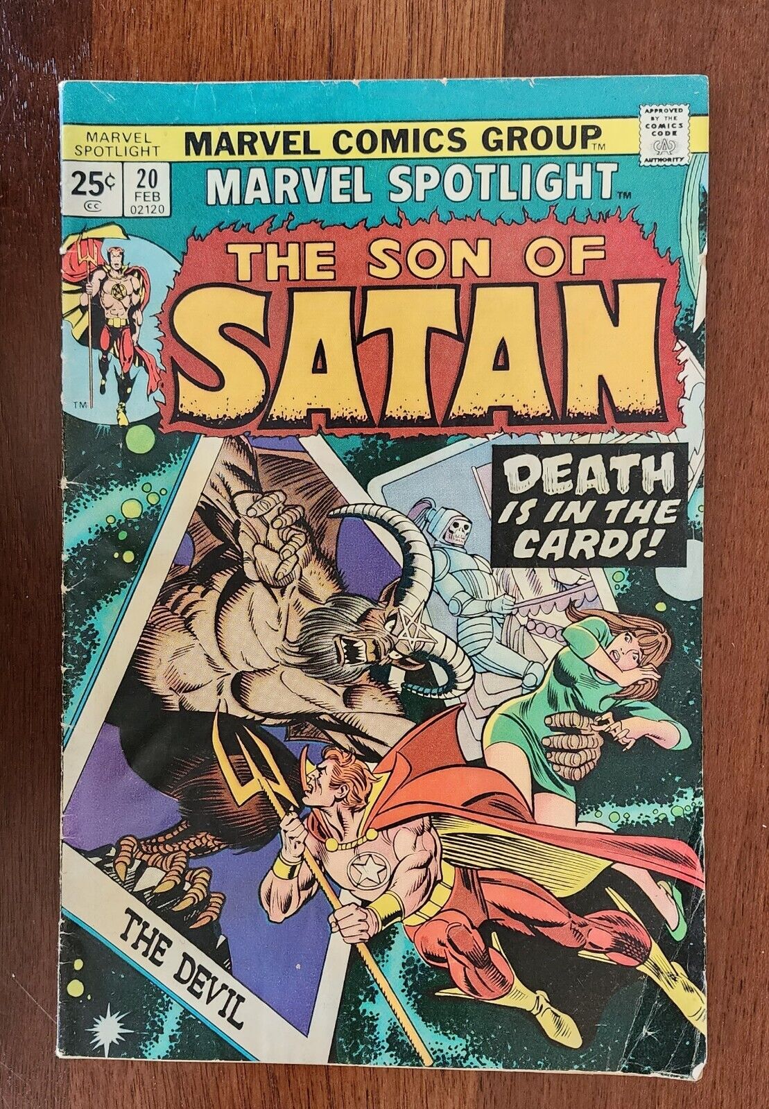 MARVEL SPOTLIGHT #20 (Marvel Comics 1973) -- Bronze Age Son of Satan -- FN+