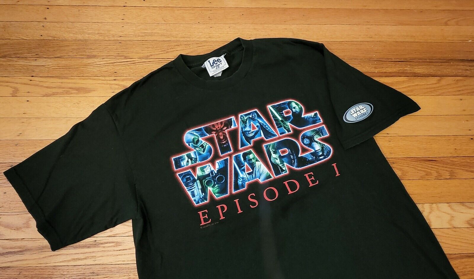 Vintage 90's Star Wars Episode 1 T Shirt (Sz XL)