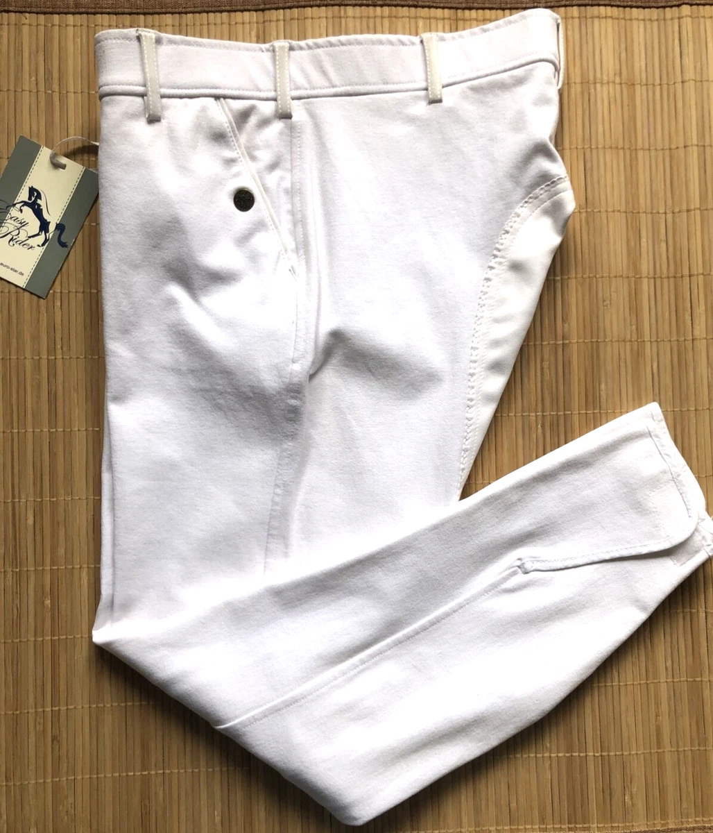 EASY RIDER EUROSTAR Turnierreithose Damen Vollbesatz weiß 42 edel NEU %%% UVP80€