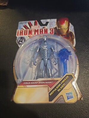 Iron Man 3 Cold Snap Iron Man action figure hasbro Repulsor Freeze Blast! 2012