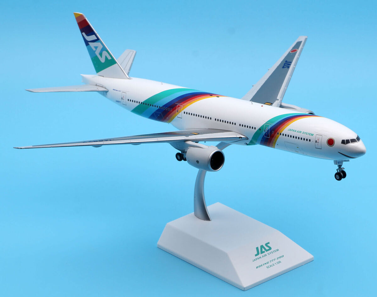 1:200 JC Wings Japan Air System Boeing B777-200 Diecast Aircraft Model JA8977