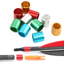 50X Archery Arrow Explosion-proof Ring ID6.2MM Nock Collar Protector Aluminum