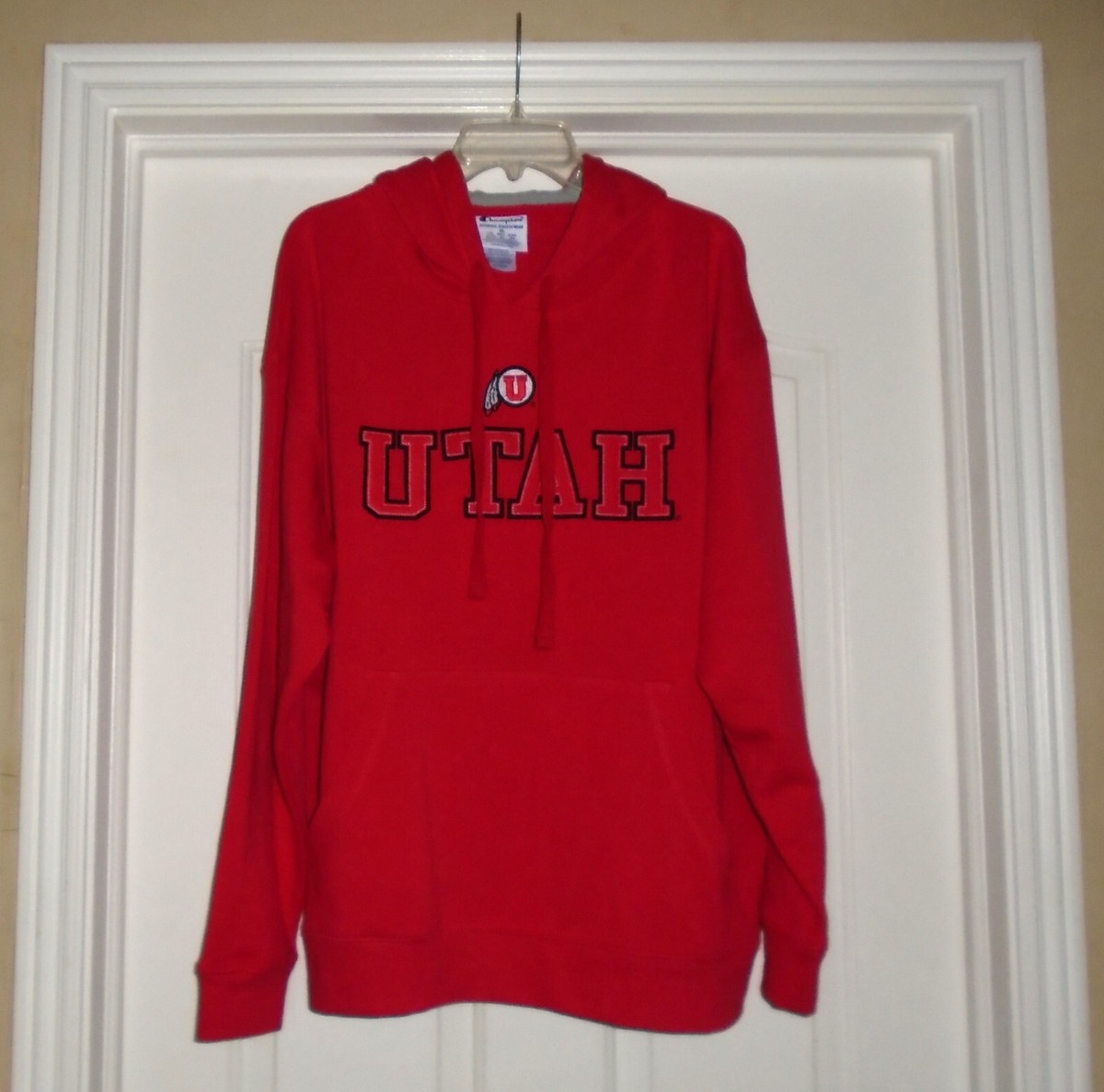 売れ筋商品|||コロシアム パーカー・スウェットシャツ アウター レディース Men's Red Utah Utes Arch and Logo Pullover Hoodie Red UNIVERSITY OF UTAH SWEATSHIRT XL Ute Red Hoodie Drum
