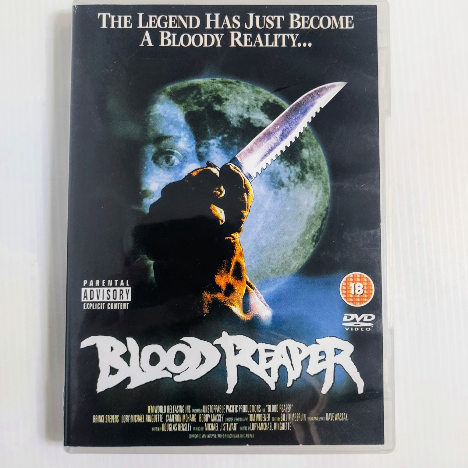 Blood Reaper DVD 2006 Horror Slasher Brooke Stevens Dave Waszak Region 2 PAL