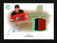 2021-22 SP Authentic Future Watch Patch Autographs #FWAPTT Tyce Thompson /100