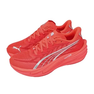 Puma Deviate Nitro 4 Ultra Red Silver Men Unisex Running Shoes Sneaker 312123-19