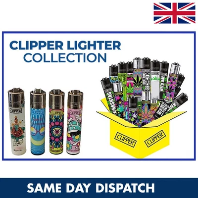 GENUINE CLIPPER LIGHTER COLLECTOR BOX, MIXED LIGHTERS MULTI LISTINGS