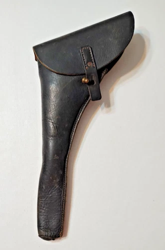 REPRO US Civil War Revolver Holster Leather Black