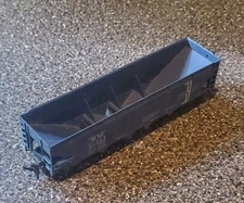 HO Train Car Hopper Car BM Blue 6"