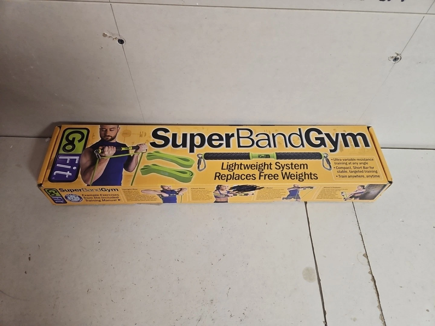 Super Band Gym, Lightweight System Replaces Free Weights
