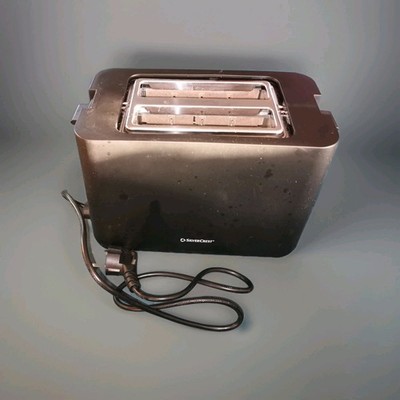 Silvercrest Toaster Doppelschlitz mattschwarz, Krümelschublade, Brötchenaufsatz 