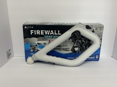 Sony PlayStation VR Aim Controller White Wireless Firewall Zero Hour Bundle PS4