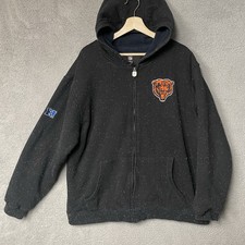Chicago Bears NFL Pro Line Men's Full Zip Hoodie Sweatshirt XL