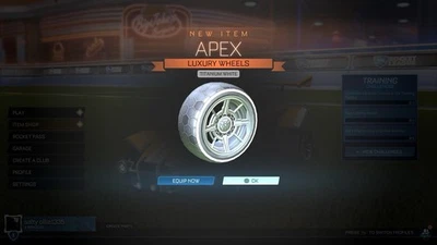 Rocket League | Apex Wheels (Titanium White) + Big Splash REGION FREE Key / Code