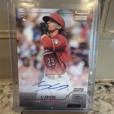2022 Topps Stadium Club TJ FRIEDL Rookie On-Card Autograph! - Reds (AU, RC). rookie card picture
