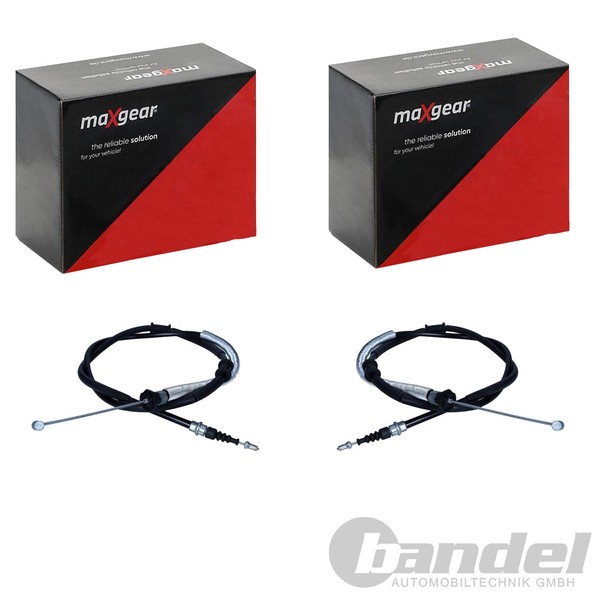 2X Maxgear Handbremsseil Seilzug Handbremse Links+Rechts Passend FüR Fiat 500L-image
