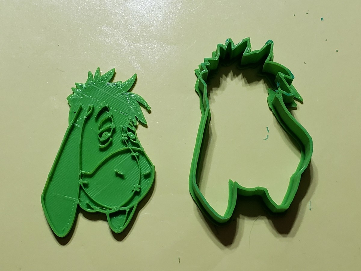 Eeyore Face Cookie Cutter - 4x4 Inch Winnie The Pooh Character Made In USA