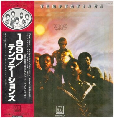 The Temptations 1990 OBI + LYRIC INSERT JAPAN NEAR MINT Motown Vinyl LP
