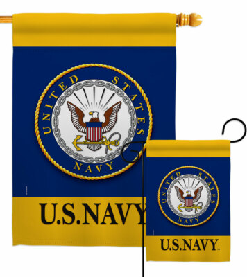 United State Navy Garden Flag Armed Forces Decorative Gift Yard House Banner