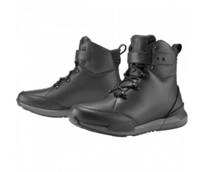 Stiefel Motorrad Leder ICON Varial Schwarz Black T42 -3403-0971 Profi Ovp