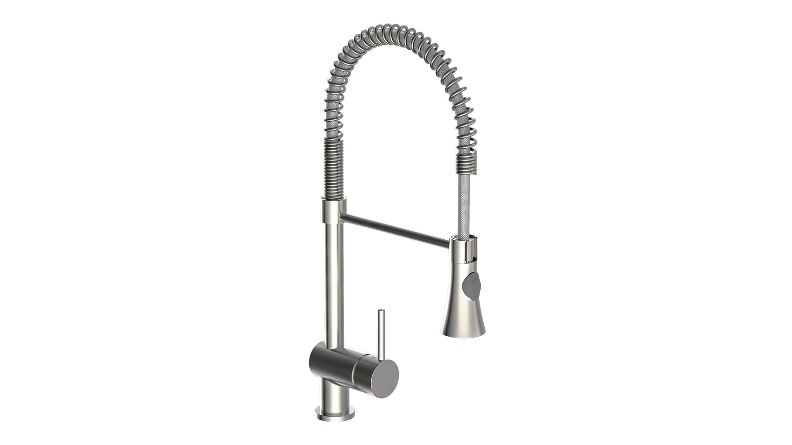 Gastroarmatur - Spültischarmatur | Edelstahloptik • Niederdruck | 19306