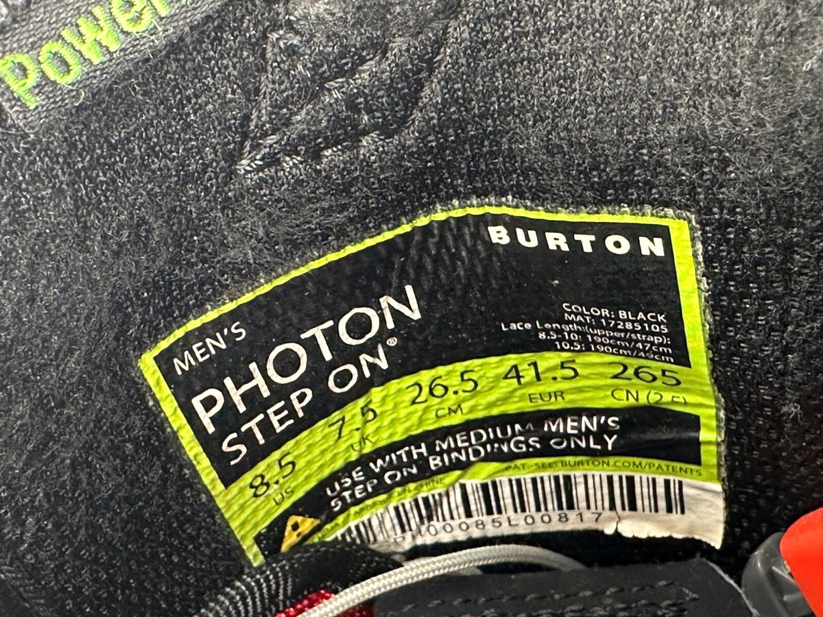 2358 Burton Photon Step On Mens Snowboard Boots Size 8.5 | eBay 2358 Burton Photon Step On Mens Snowboard Boots Size 8.5 | eBay
