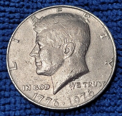 1776-1976 No Mint Mark Kennedy Bicentennial Half Dollar Missing